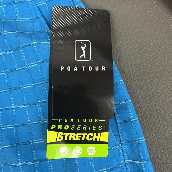 PGA Tour Pro Series Motionflux 360 Blue Print Golf Shorts Mens sz 42 FS Charity - Picture 8 of 11